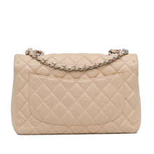 Chanel | Pre-Owned Jumbo Classic Caviar Single Flap Bag | Brown