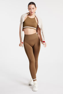The Upside | Form Seamless Angie Crop Bra | Mocha
