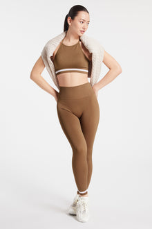 The Upside | Form Seamless 25In Midi Pant | Mocha
