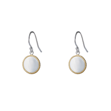 The Engravable Circle Pendant Earring | 18K Yellow Gold-Plated