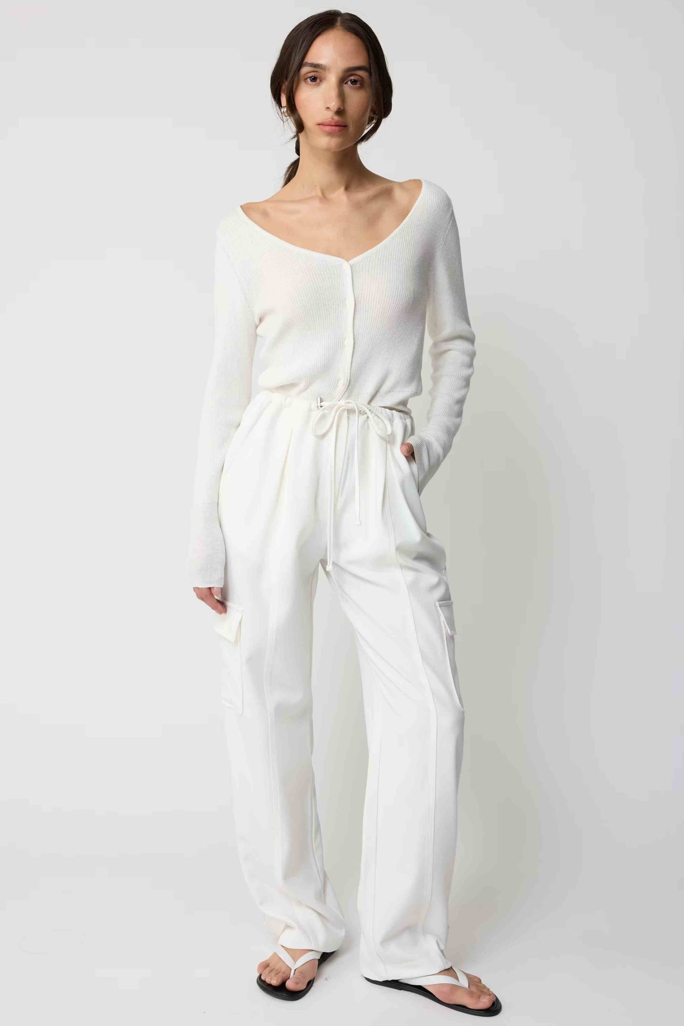 Cargo Pants | White