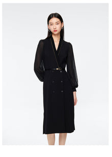 V-Neck Little Dress | Black