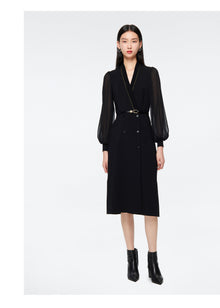 V-Neck Little Dress | Black