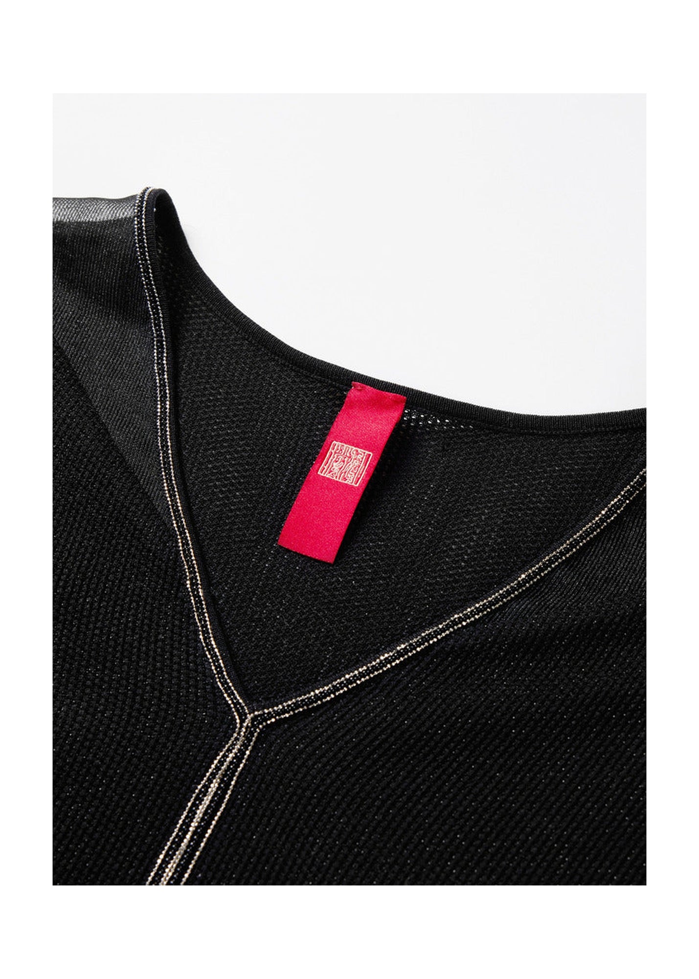 V-neck Loose Knit Sweater | Black