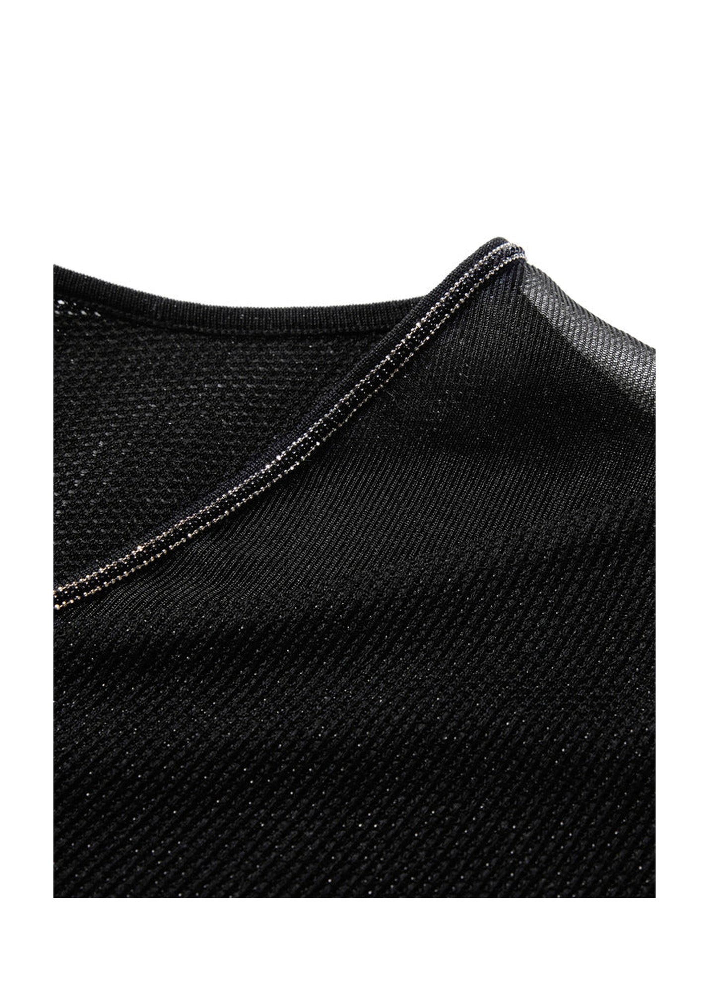 V-neck Loose Knit Sweater | Black