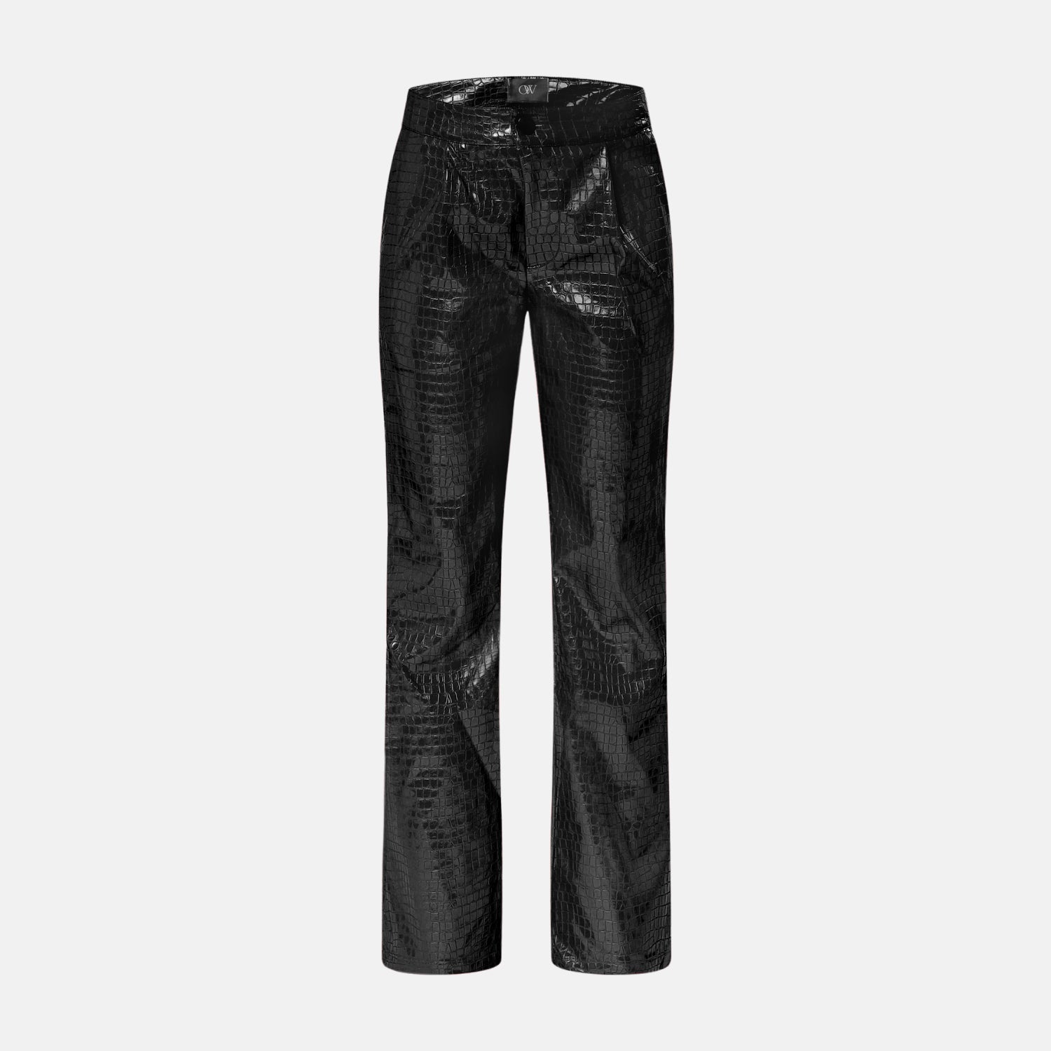 OW Collection Valencia Croc Pants | Black