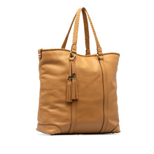 Gucci | Pre-Owned Large Leather Marrakech Tote | Brown