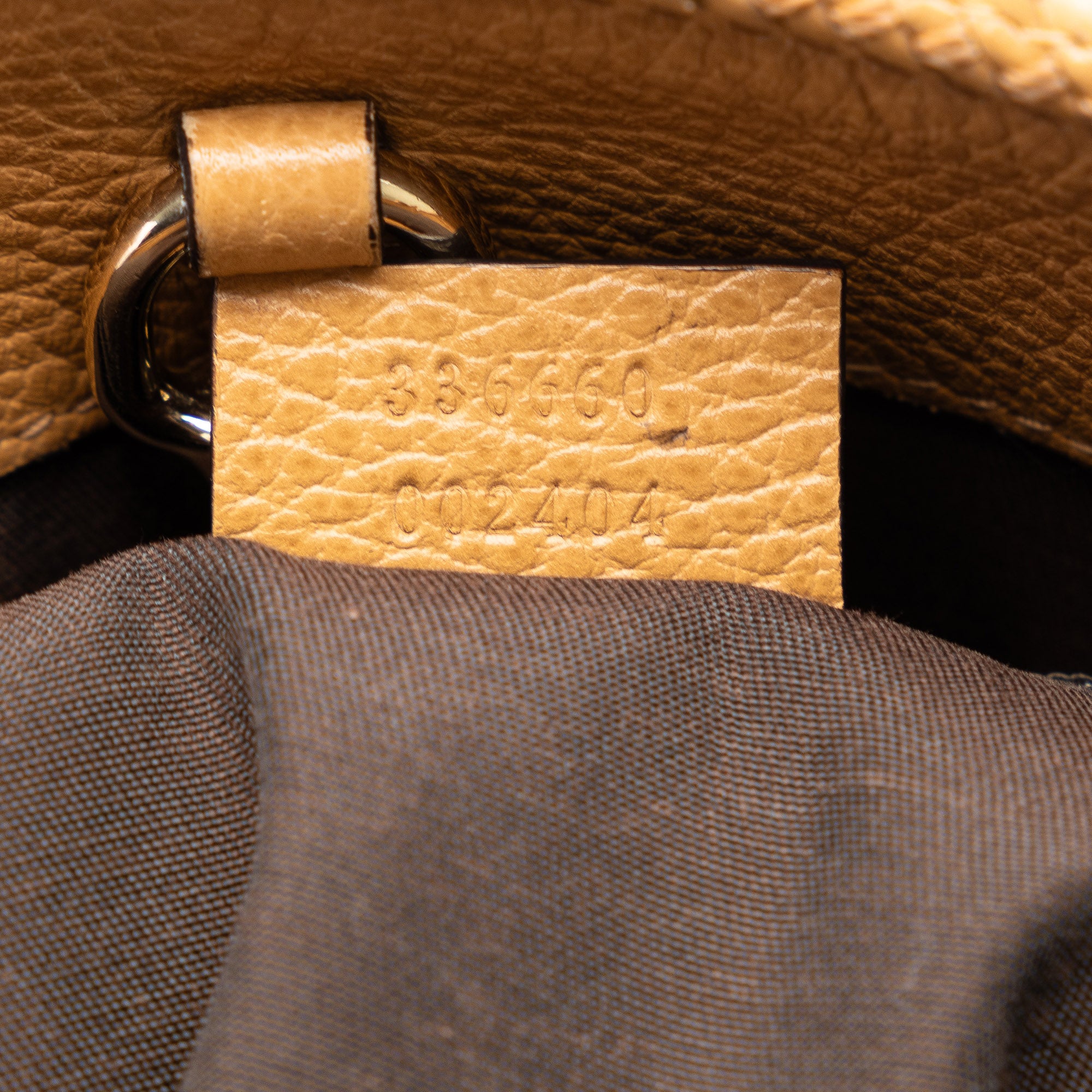 Gucci | Pre-Owned Large Leather Marrakech Tote | Brown