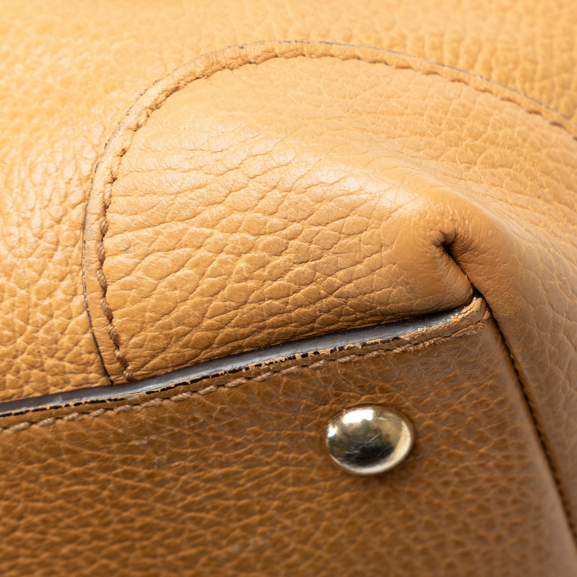 Gucci | Pre-Owned Large Leather Marrakech Tote | Brown