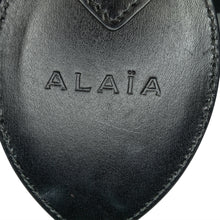Alaïa | Pre-Owned Calfskin Eyelet Bracelet Embellished Bucket Bag | Black