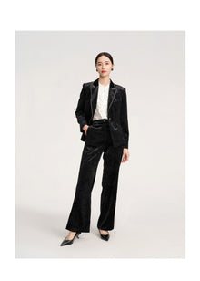 Velvet Blazer | Black
