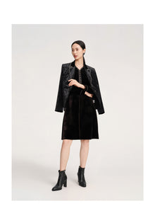 Velvet Blazer | Black