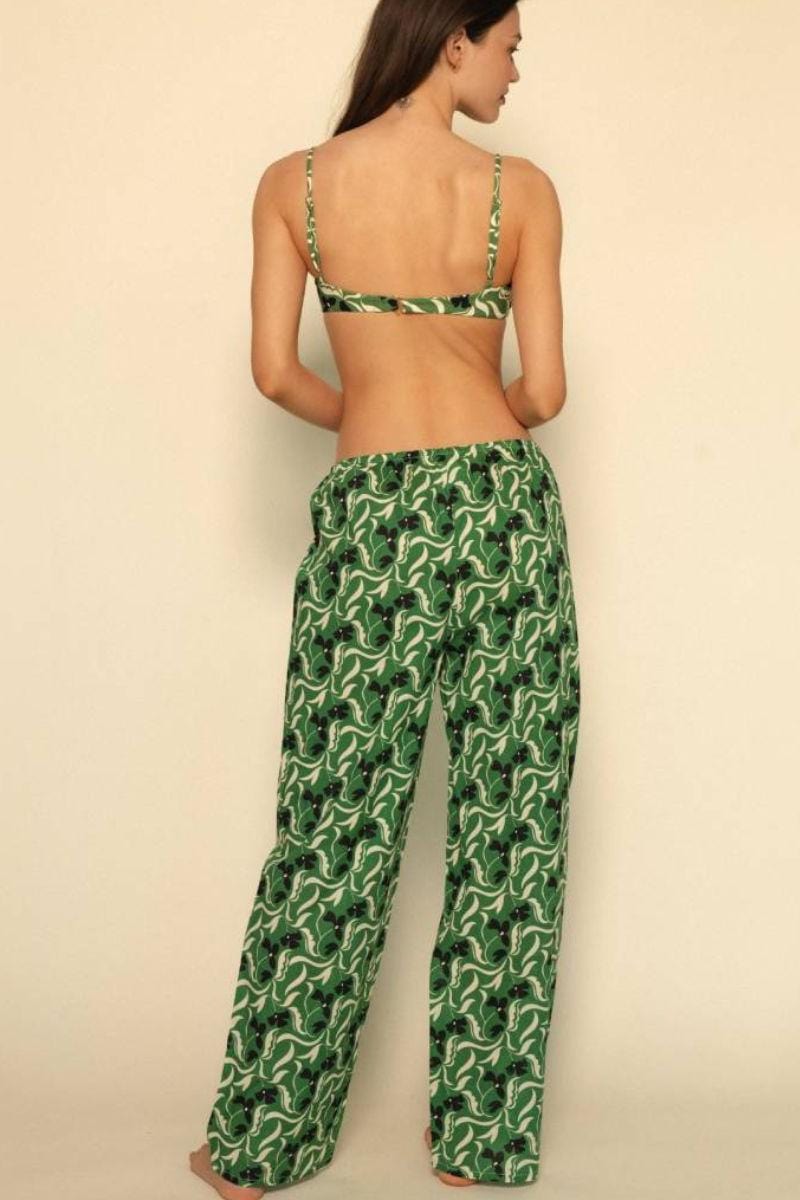 Drawstring Wide Leg Pant | Veronica Floral