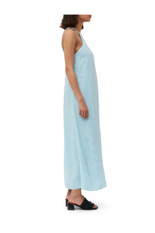 Viscose Jacquard Slip Dress | Corydalis Blue