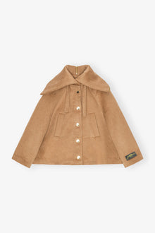 Double Face Wool Jacket | Latte