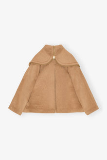 Double Face Wool Jacket | Latte