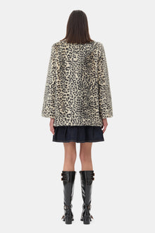 Faux Fur Jacket | Almond Milk