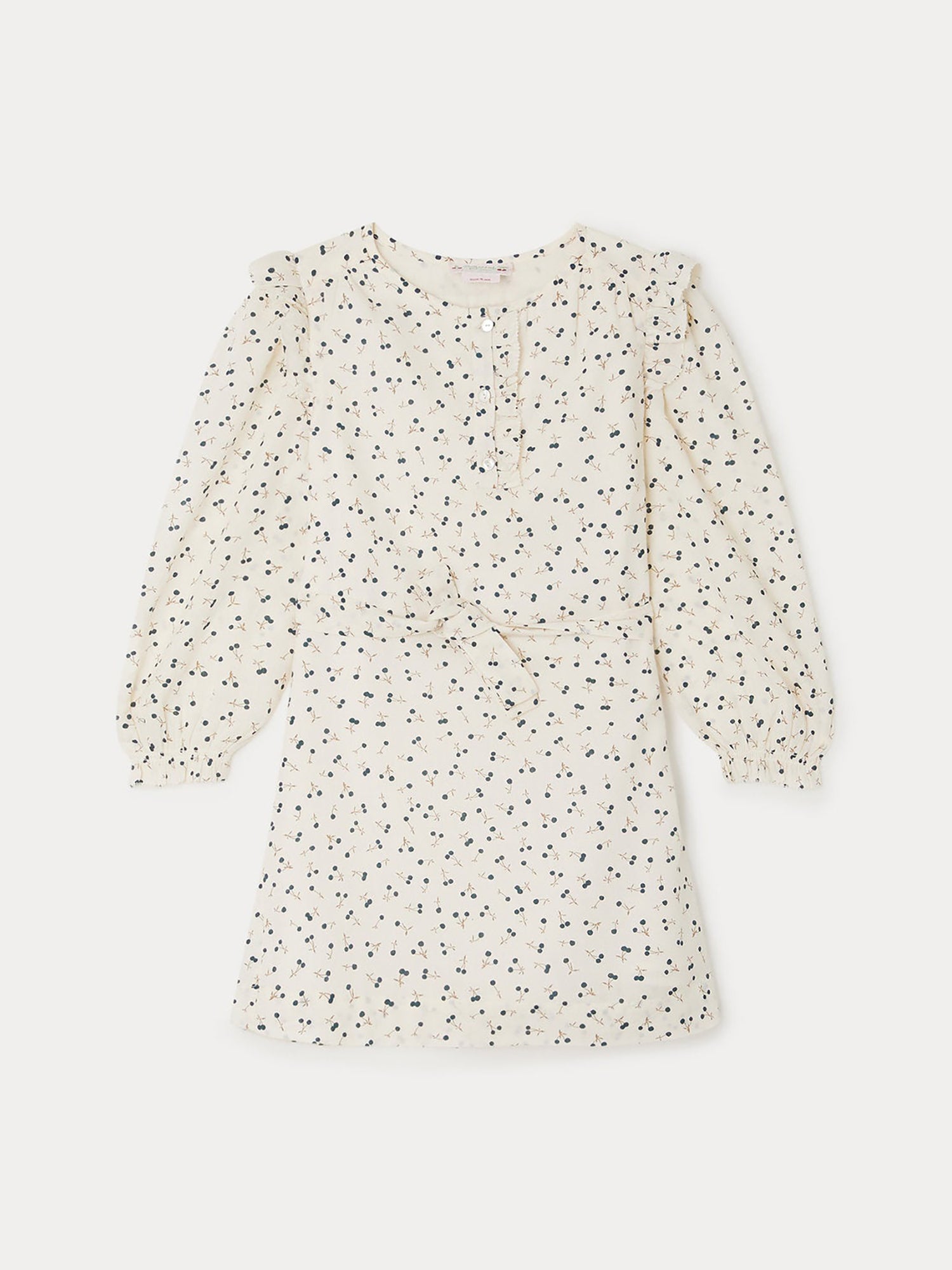 Girl | Tosca Ruffled Dress | Ecru