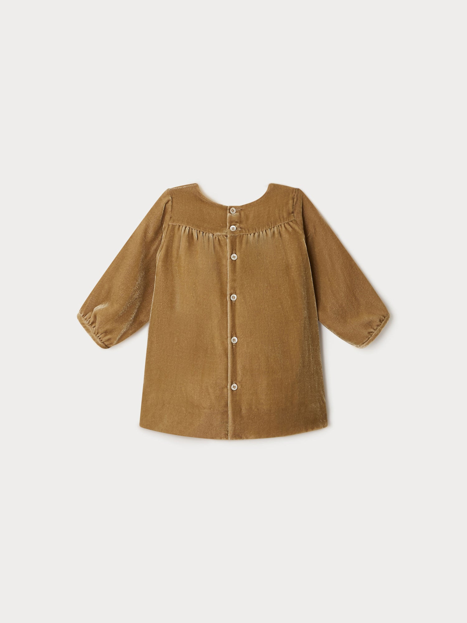 Girl | Félicie Smocked Dress | Beige