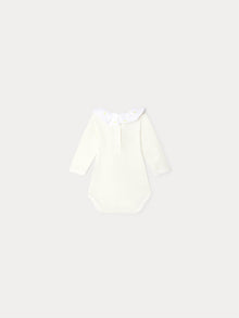 Girl | April Onesie With Embroidered Collar | Acid Yellow