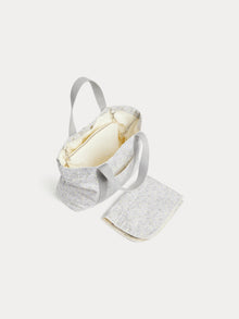 Girl | Sweetie Tote Diaper Bag | Light Grey