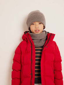 Unisex | Tatodine Ribbed Snood | Brown