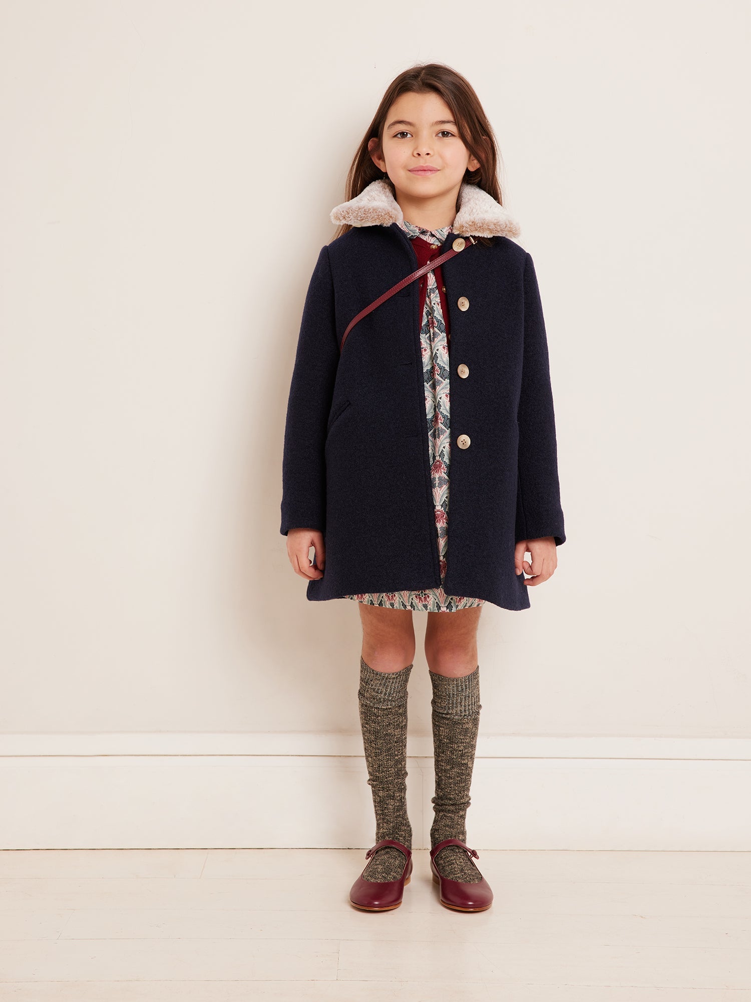 Girl | Temaggie Coat | Navy