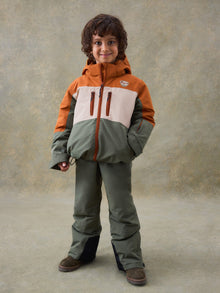 Boy | Domus Two Toned Ski Parka | Chestnut