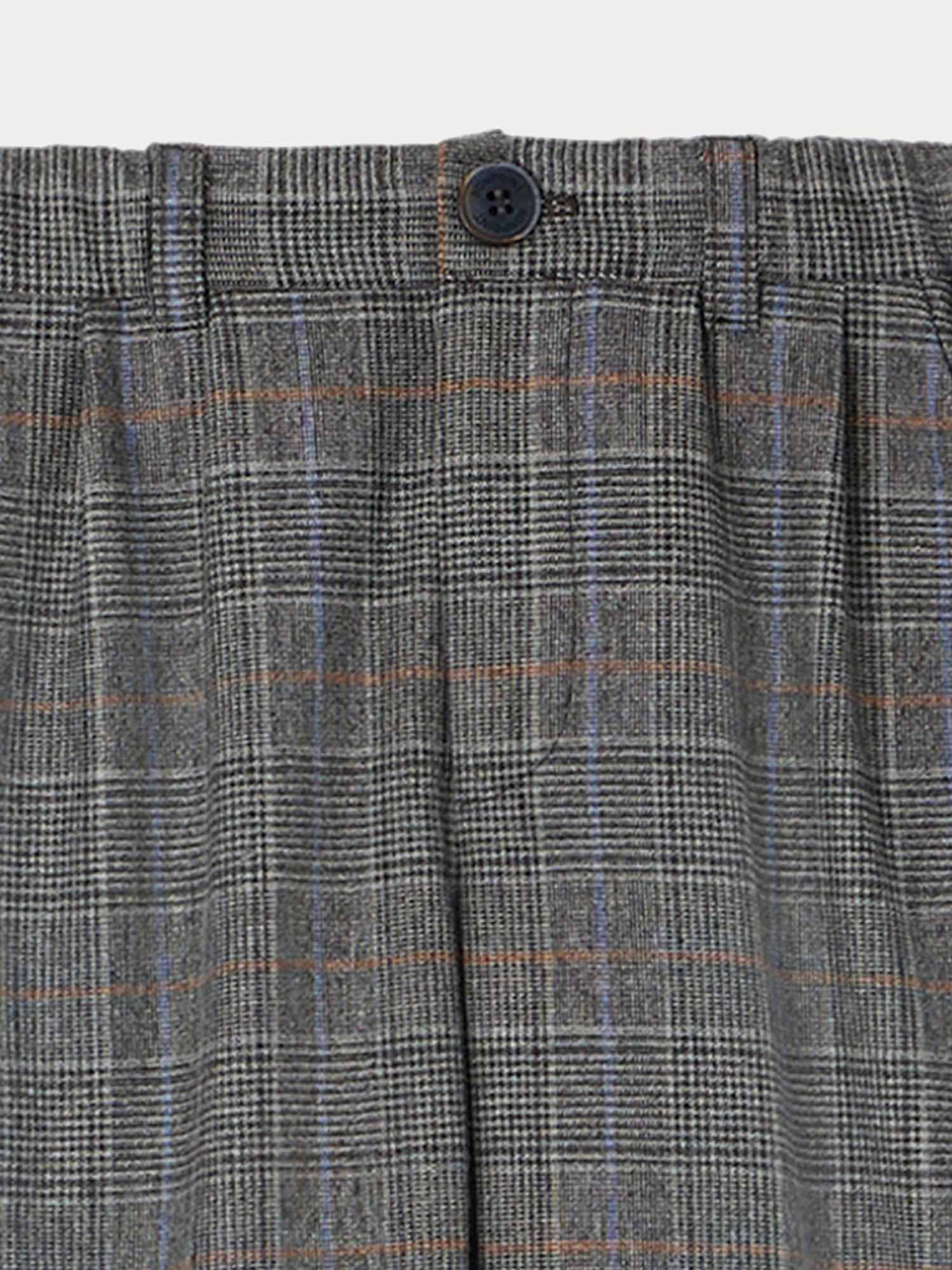 Boy | Stephen Glen Plaid Pants | Slate Gray
