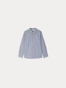 Boy | Daho Shirt In Liberty Fabric | Printed Blue