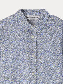 Boy | Daho Shirt In Liberty Fabric | Printed Blue