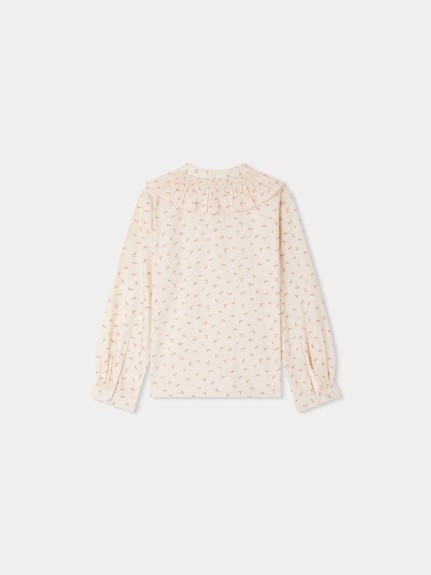 Girl | Marga Cherry Print Blouse | Light Pink