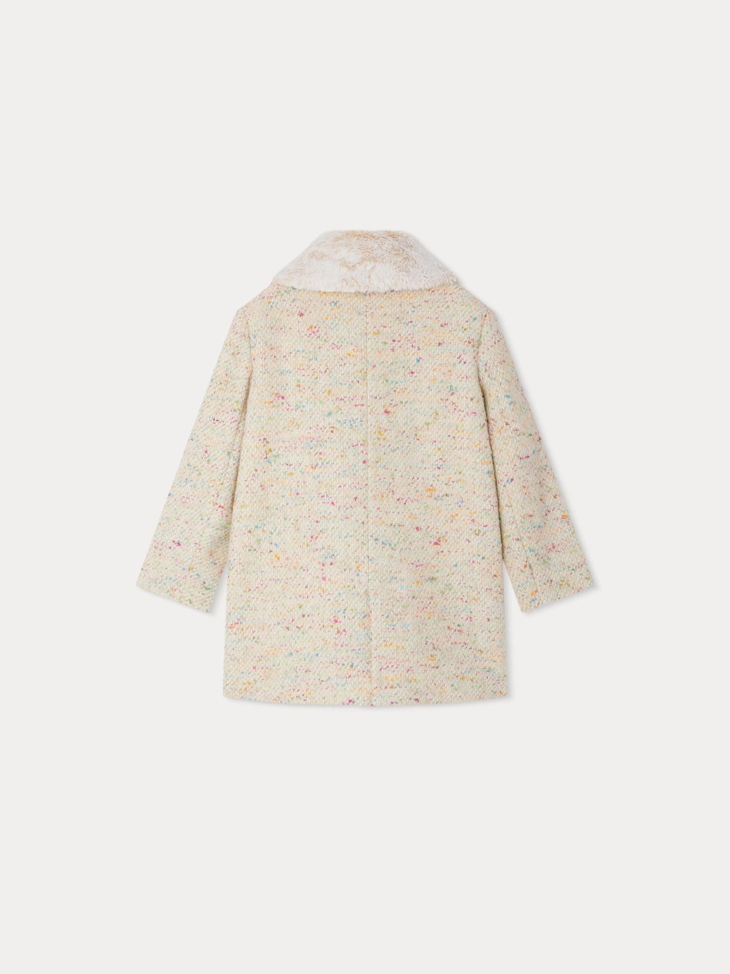 Girl | Gloriane Tweed Coat | Multicolored