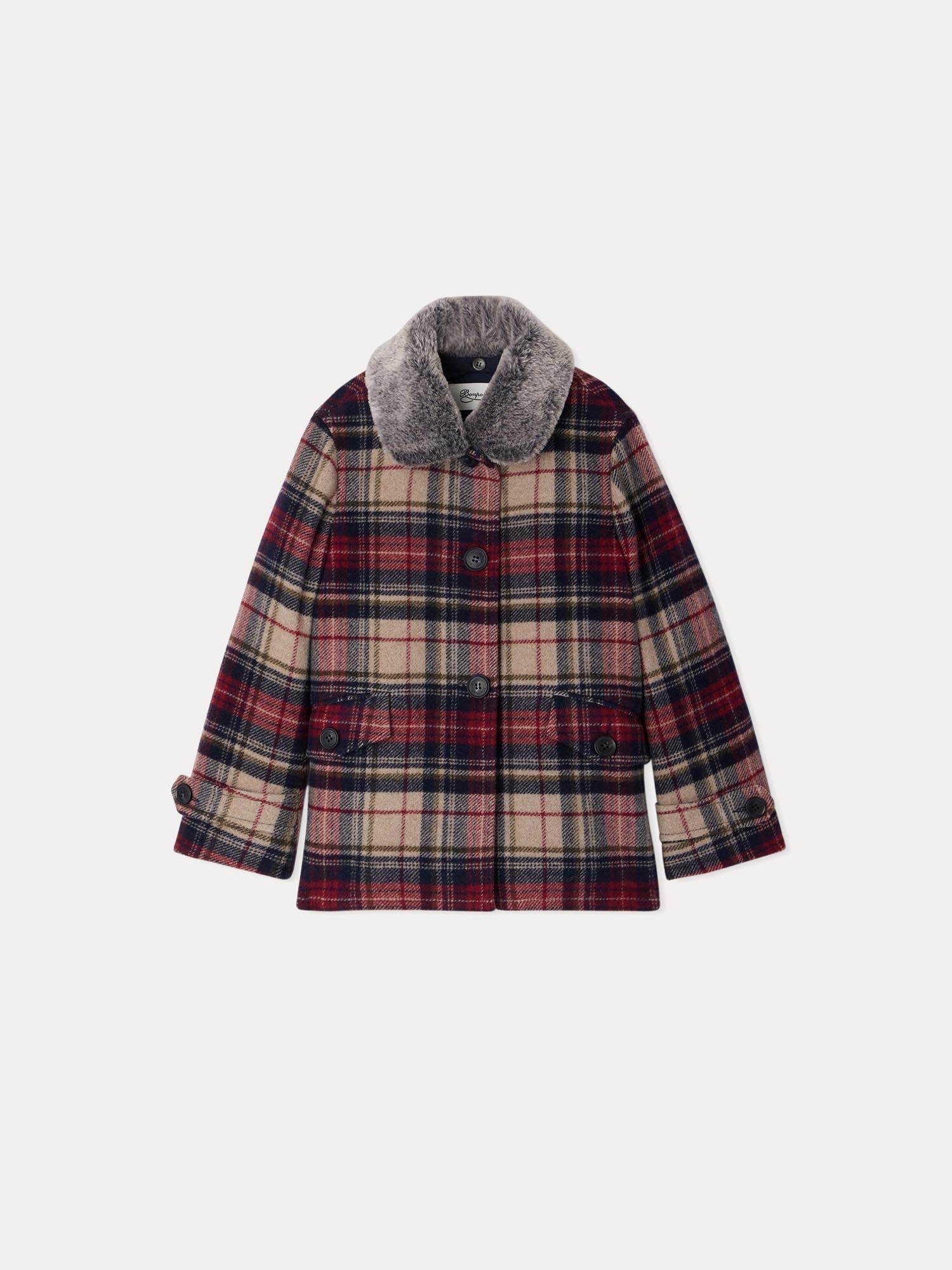 Girl | Gigliola Tweed Coat | Navy