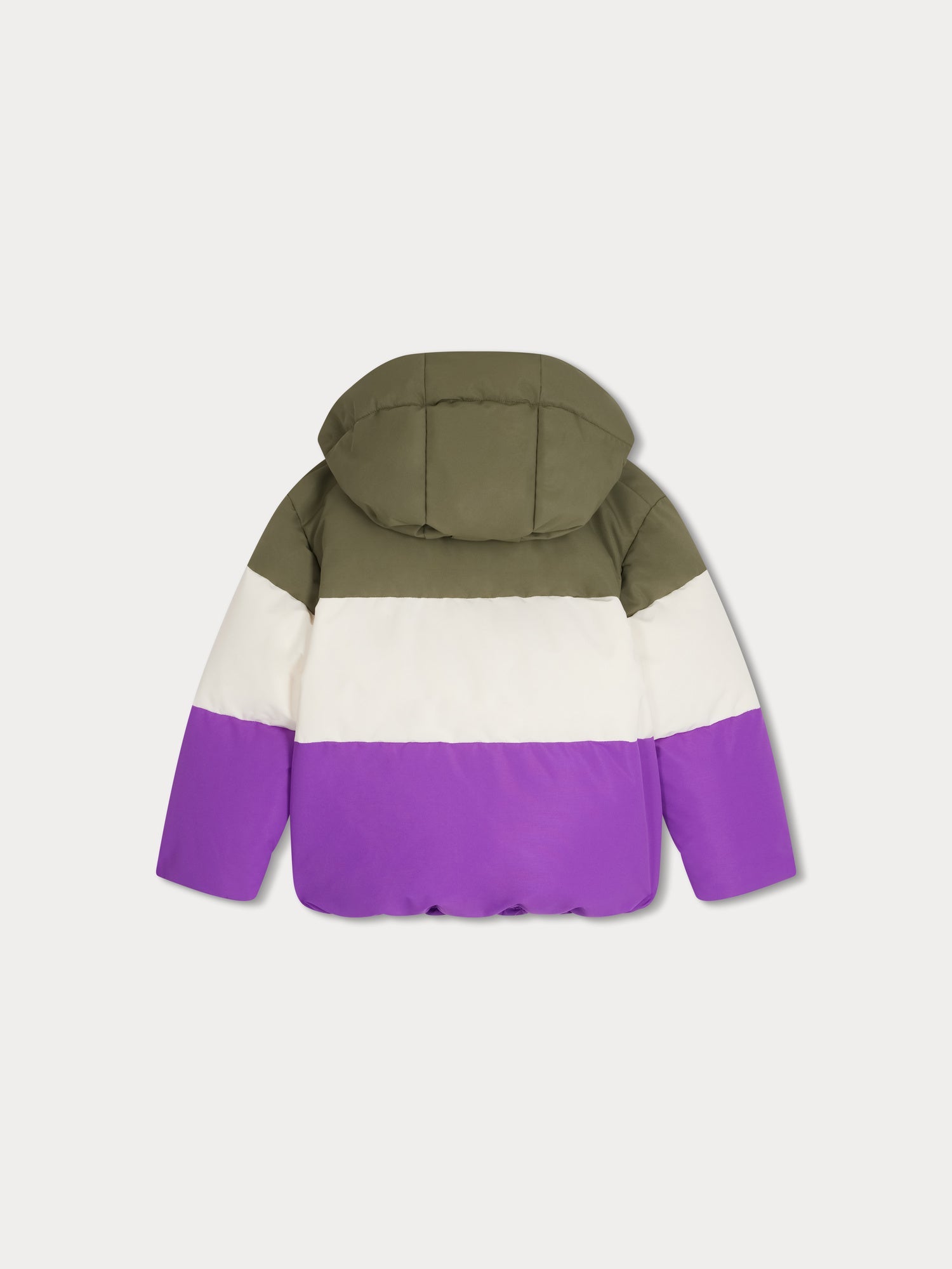 Girl | Deyna Two Tone Ski Down Jacket | Damson