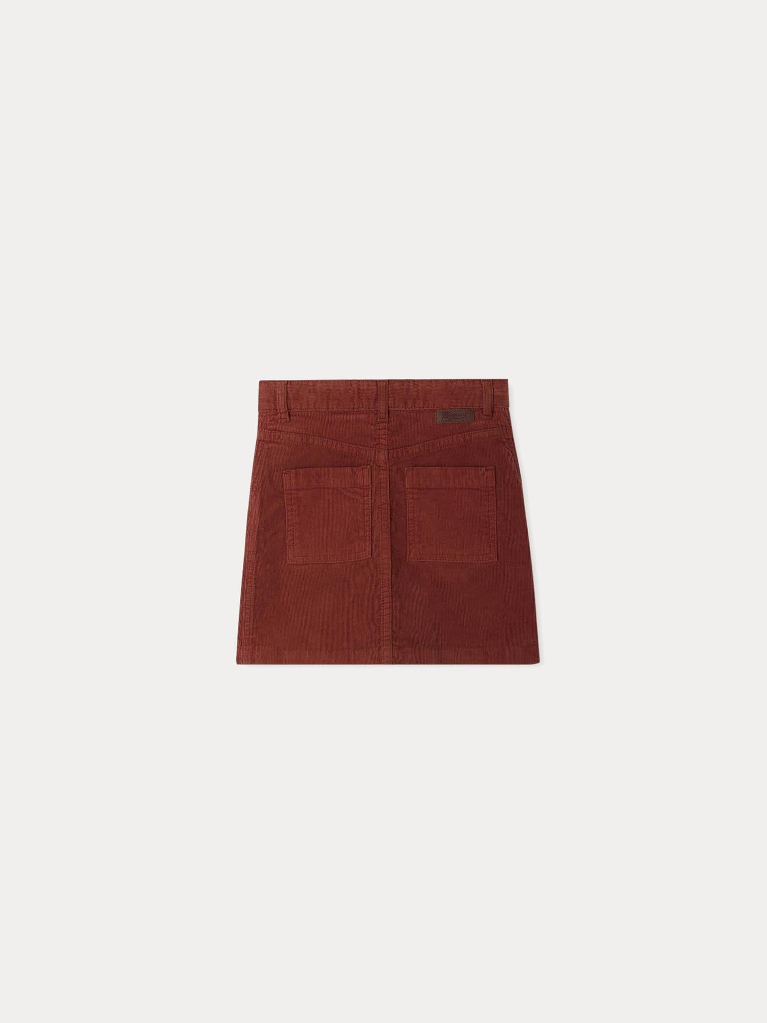 Girl | Dexie Corduroy Skirt | Chestnut