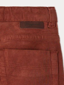 Unisex | Dewey Dark Brown Corduroy Pants | Chestnut