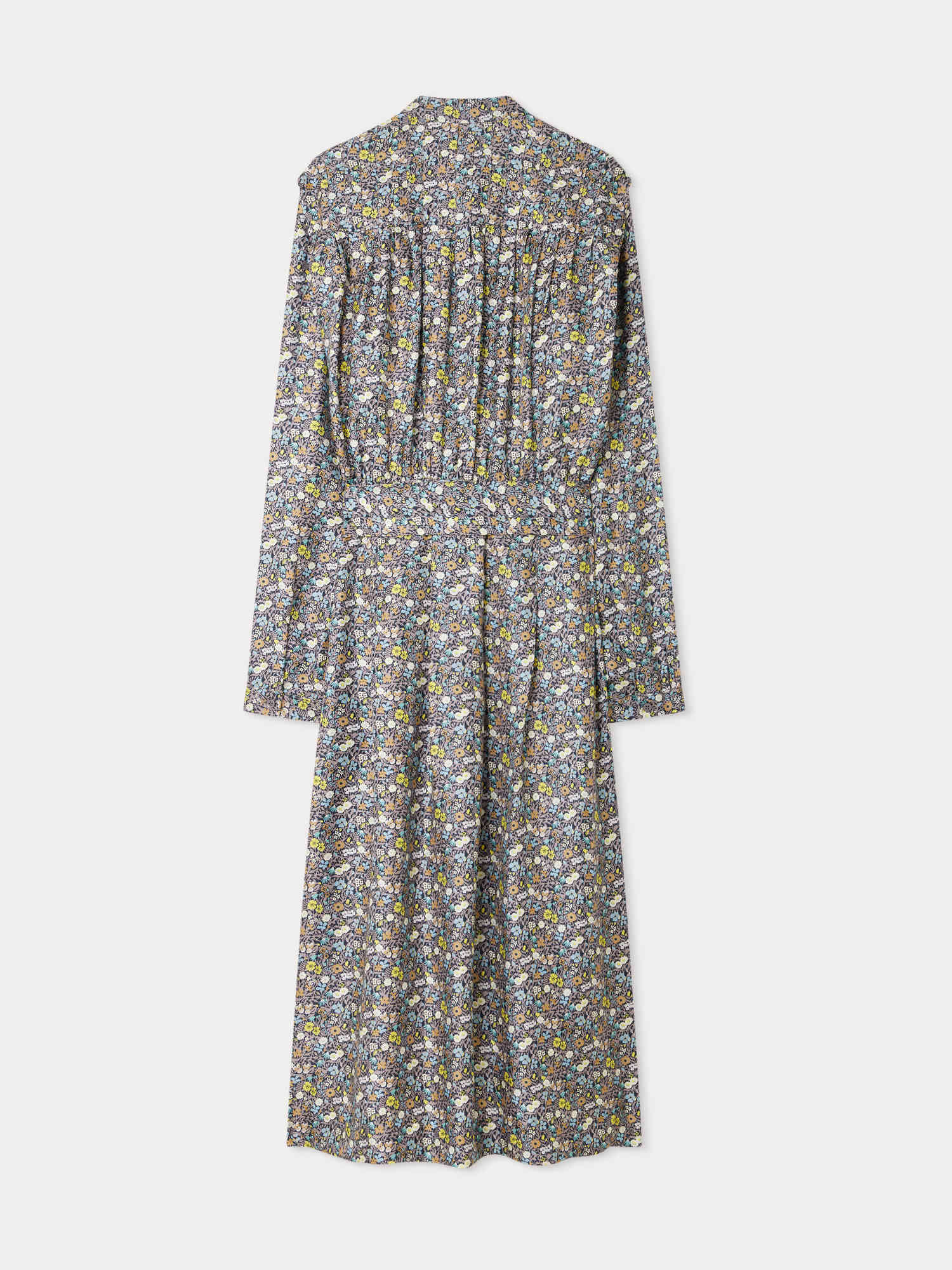Women | Bonpoint X Vanessa Seward Gentlewoman Made With Liberty Fabric Dress | Slate Grey