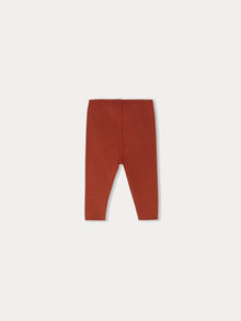 Girl | Andy Chestnut Cotton Leggings | Chestnut