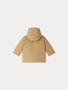 Boy | Galaxy Beige Hooded Parka | Camel