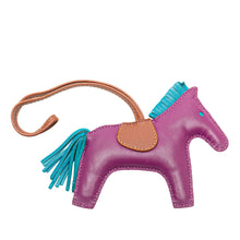 Hermès | Pre-Owned Milo Lambskin Grigri Rodeo Bag Charm PM | PurpleMulti