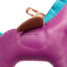 Hermès | Pre-Owned Milo Lambskin Grigri Rodeo Bag Charm PM | PurpleMulti