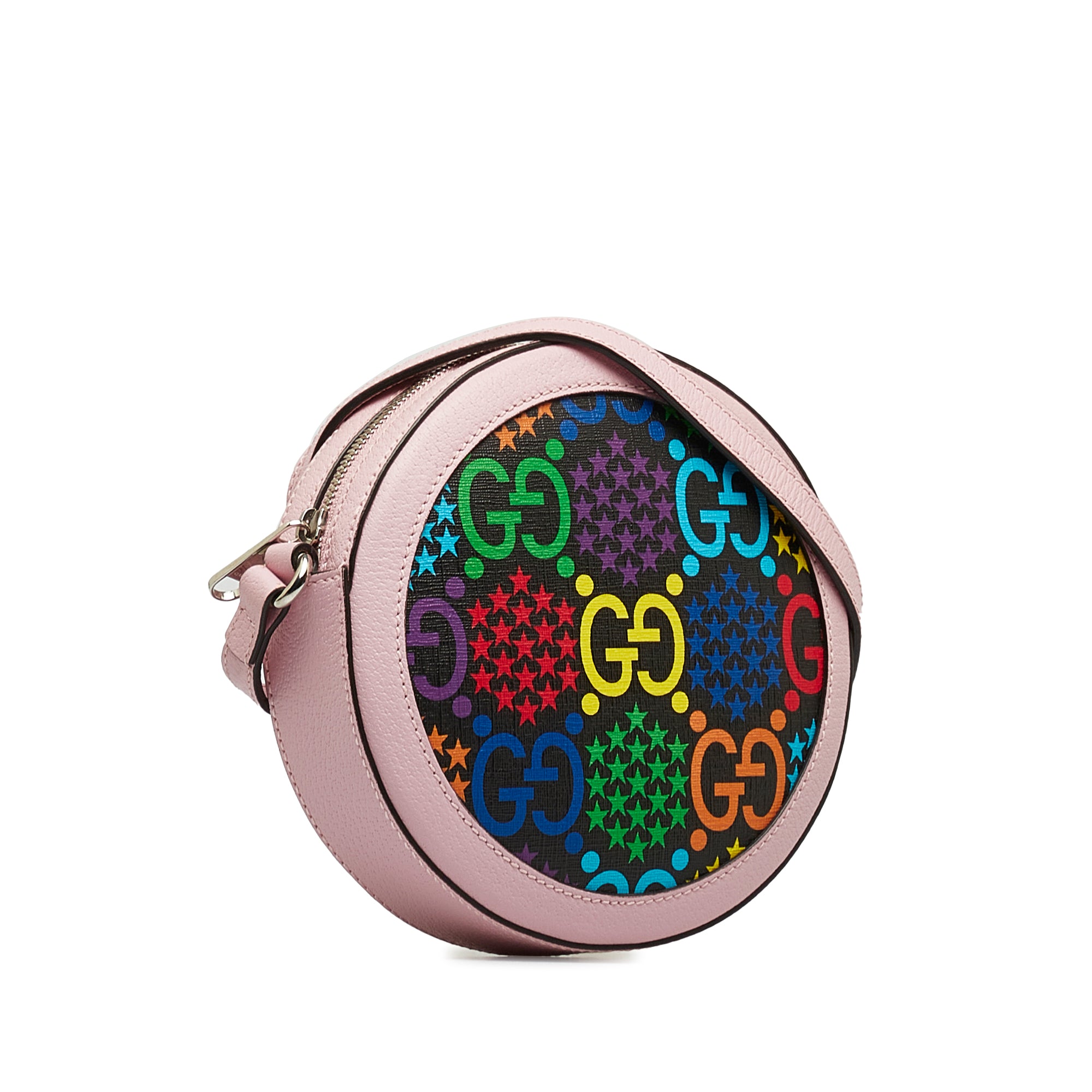 Gucci | Pre-Owned GG Supreme Psychedelic Round Crossbody | Pink