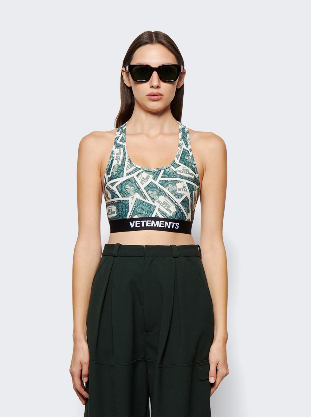 Women | VETEMENTS | Million Dollar Sports Bra | Green