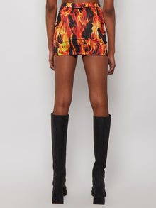 Women | VETEMENTS | Fire Mini Skirt