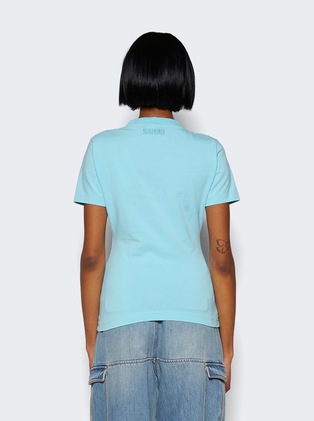Women | VETEMENTS | Bling Logo Tee | Mint