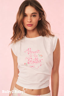 Power To The Pretty T-Shirt | White