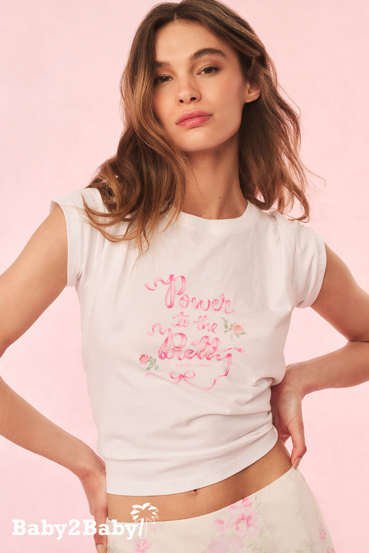 Power To The Pretty T-Shirt | White