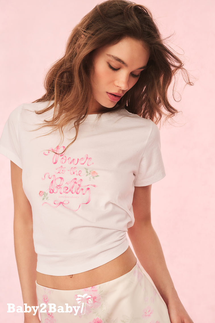 Power To The Pretty T-Shirt | White
