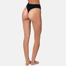 OW Collection Willow Thong | Black Caviar